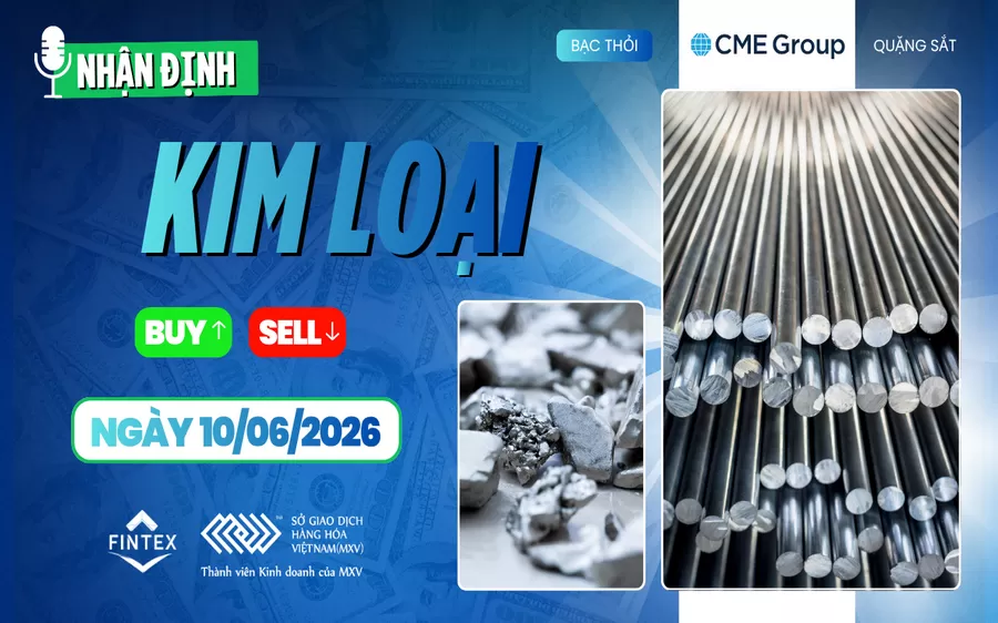 NHẬN ĐỊNH THỊ TRƯỜNG KIM LOẠI NGÀY 10/06/2026